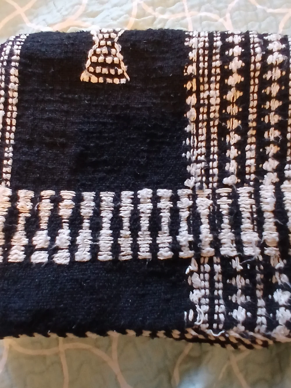 Pottery Barn Mudcloth Inspired Tribal Black White Zip Pillow Cover